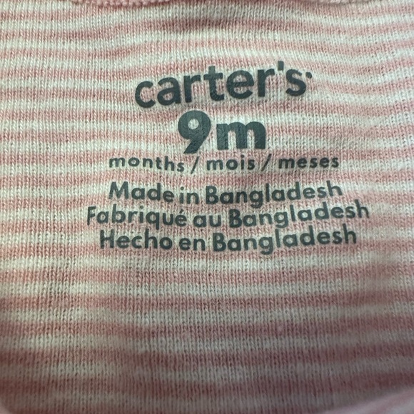 Carter’s & Huggies Baby Girl 9M Bodysuit Bundle (3pc) - Picture 3 of 9